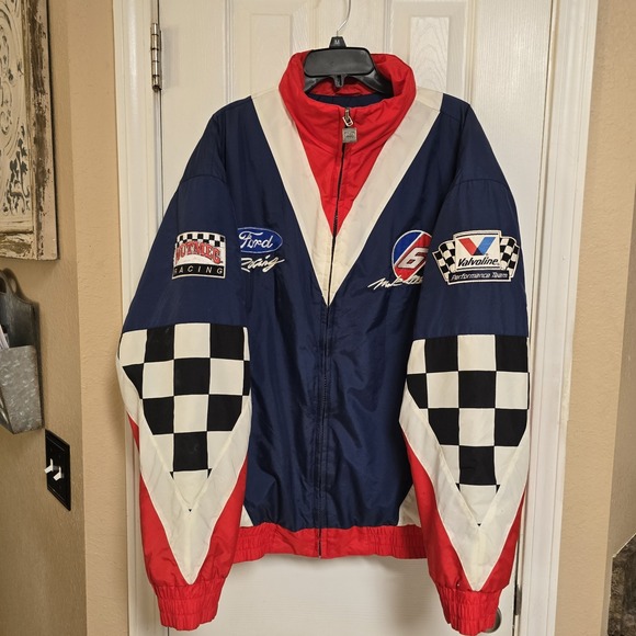 nutmeg mills Other - Nutmeg NASCAR Valvoline Ford Racing Jacket Men's Coat Mark Martin #6 Size Large